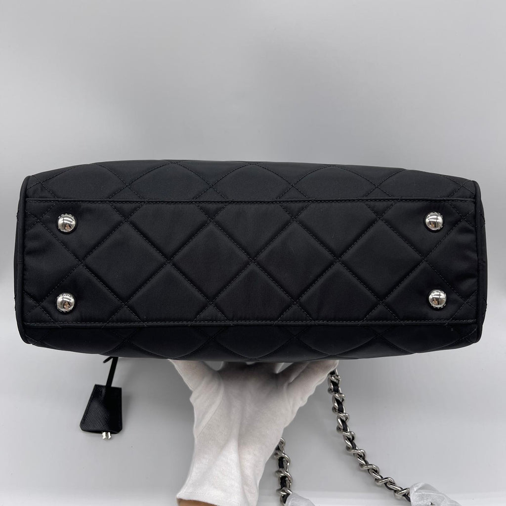 Prada Tessuto Impuntu Shoulder Bag