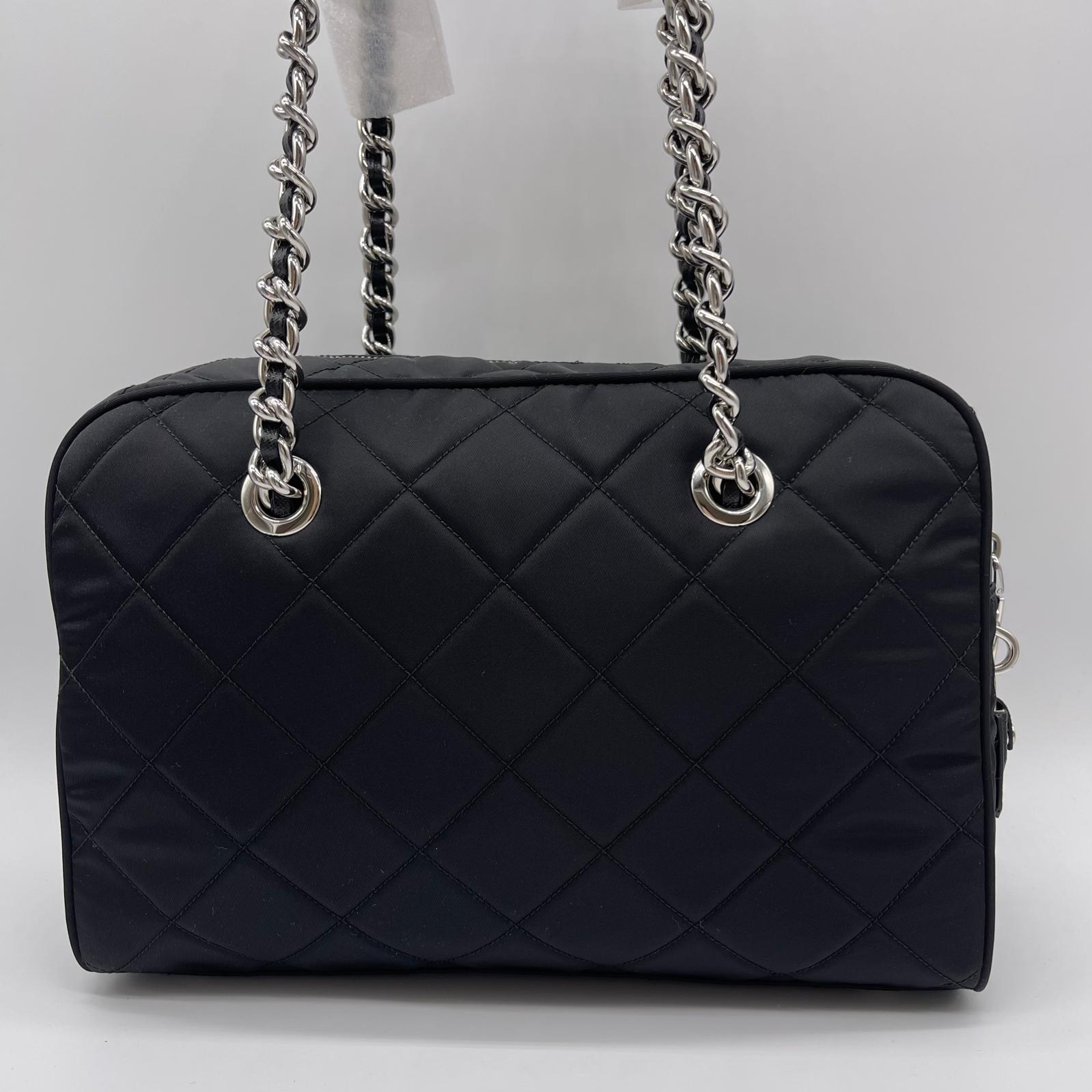 Prada Tessuto Impuntu Shoulder Bag