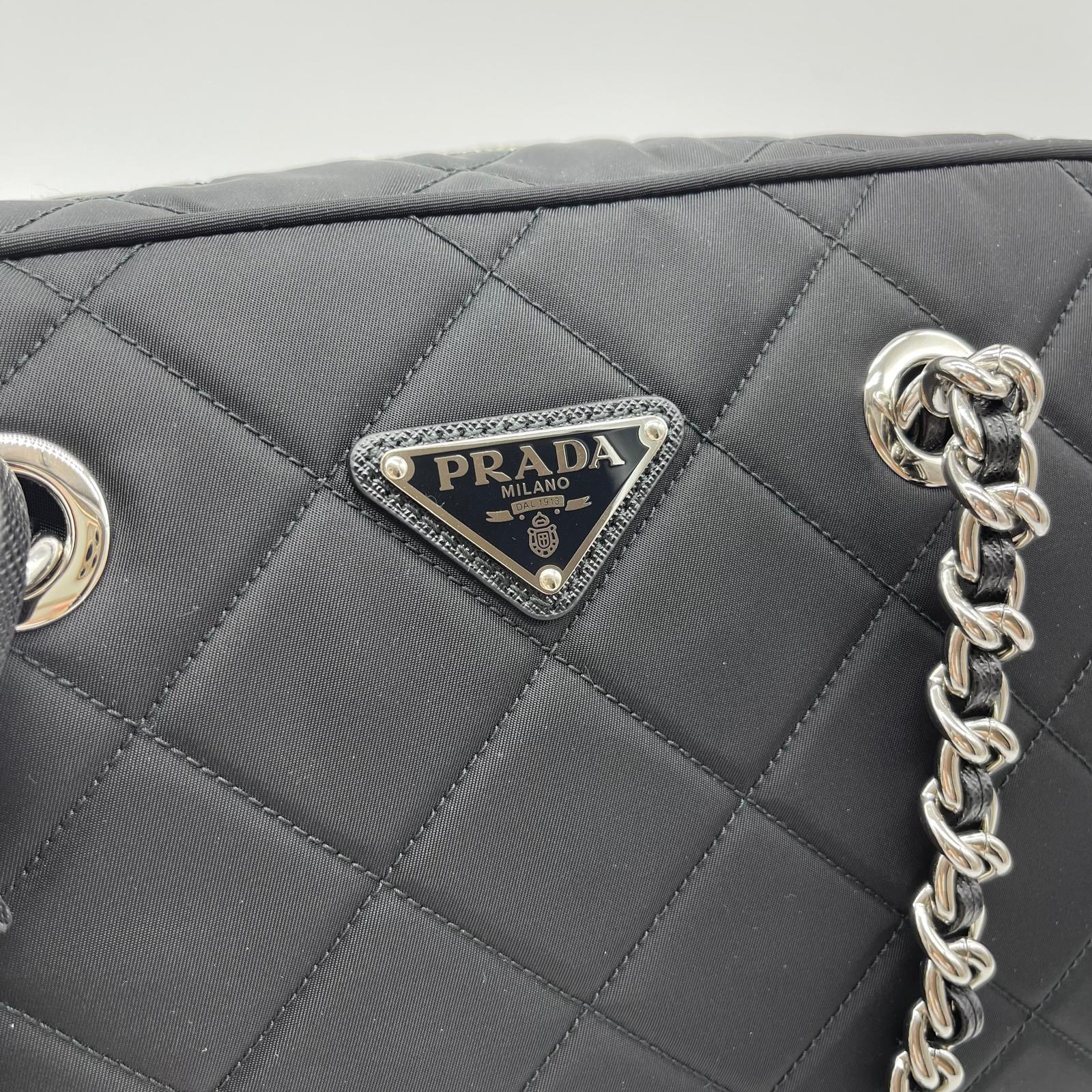 Prada Tessuto Impuntu Shoulder Bag