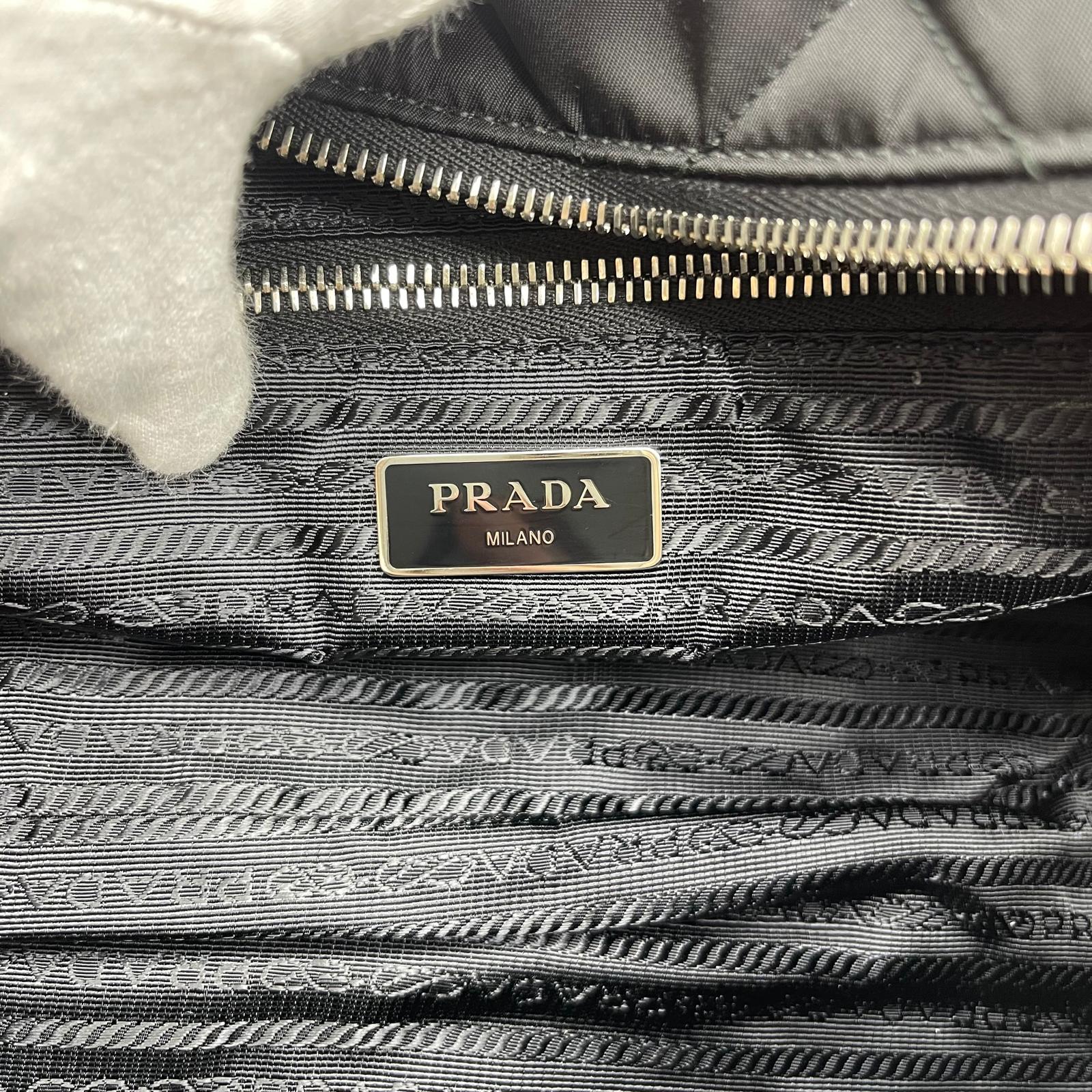 Prada Tessuto Impuntu Shoulder Bag