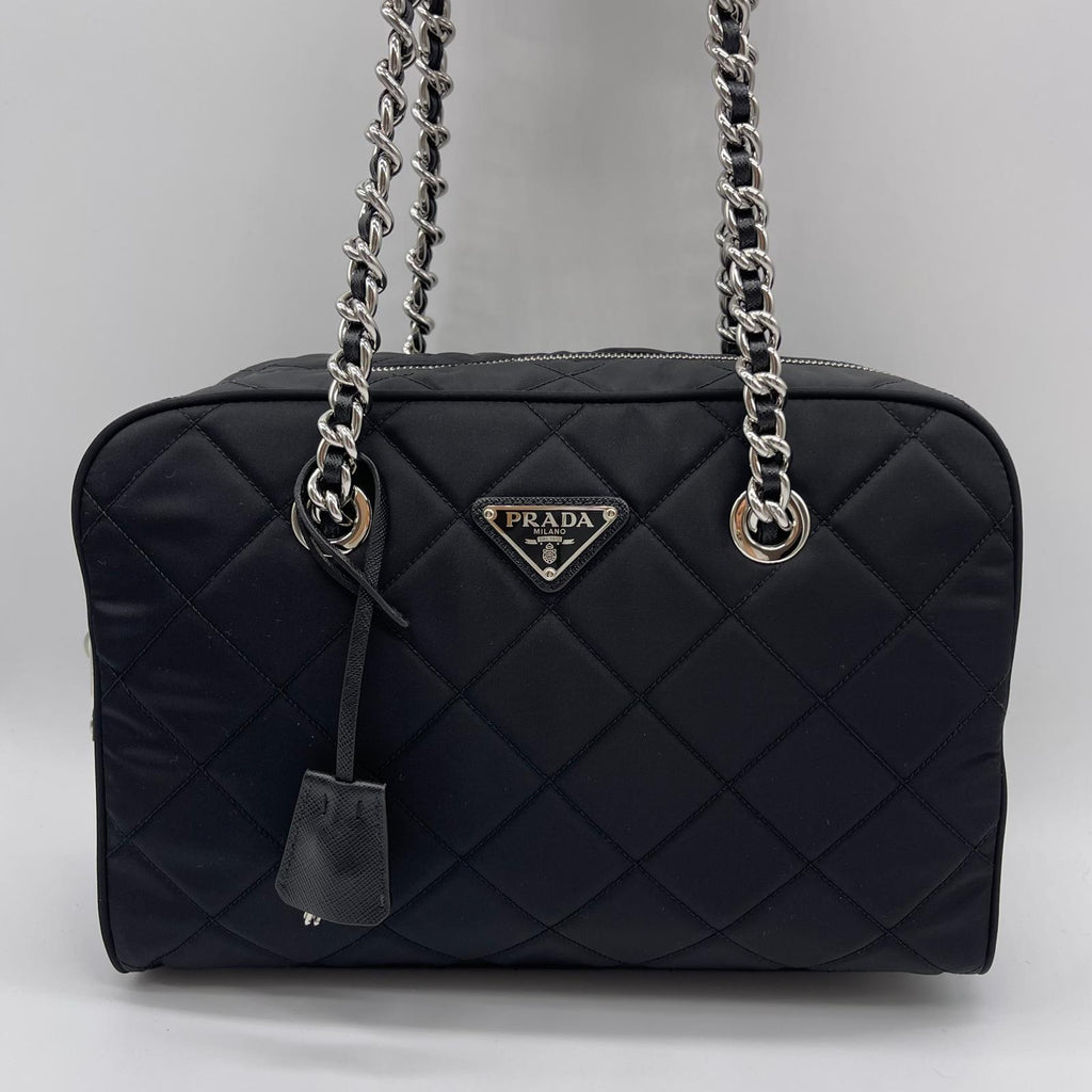 Prada Tessuto Impuntu Shoulder Bag
