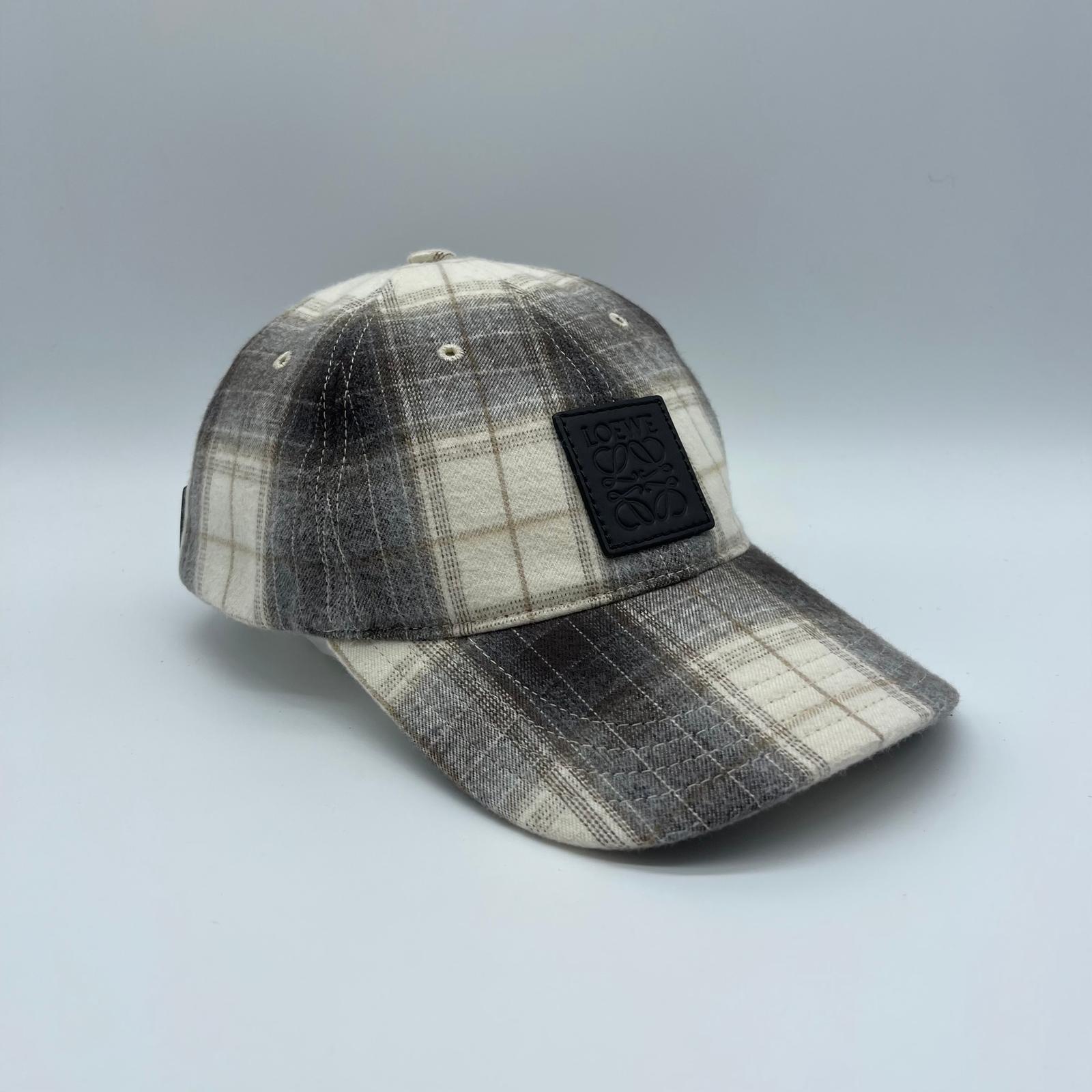 Loewe Patch Cap Tartan Check