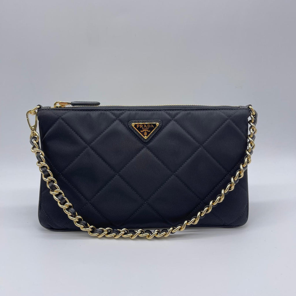 Prada Tessuto Impuntu Small Bag/Pouch