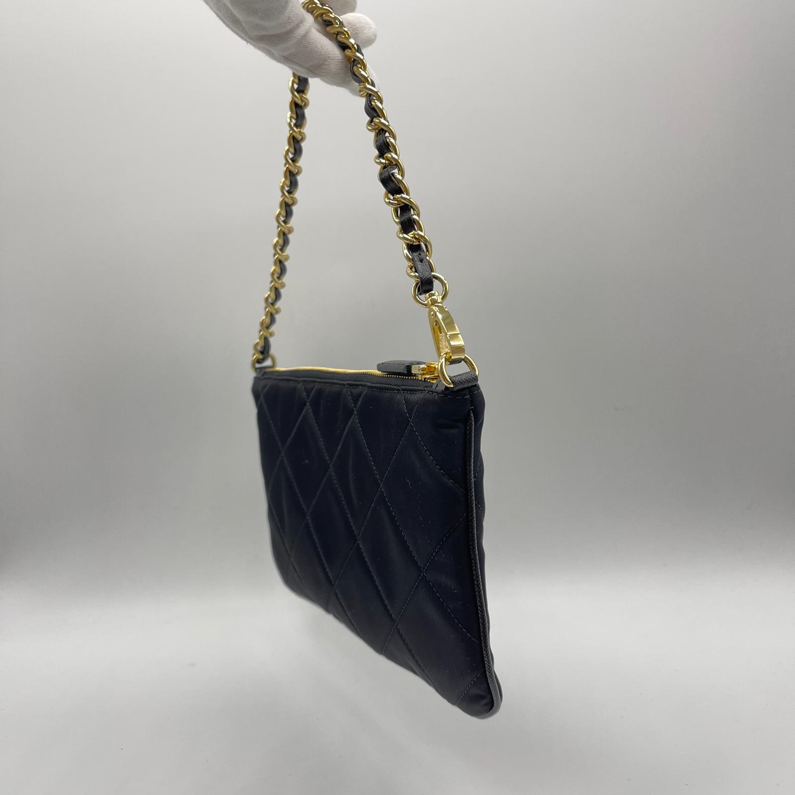 Prada Tessuto Impuntu Small Bag/Pouch