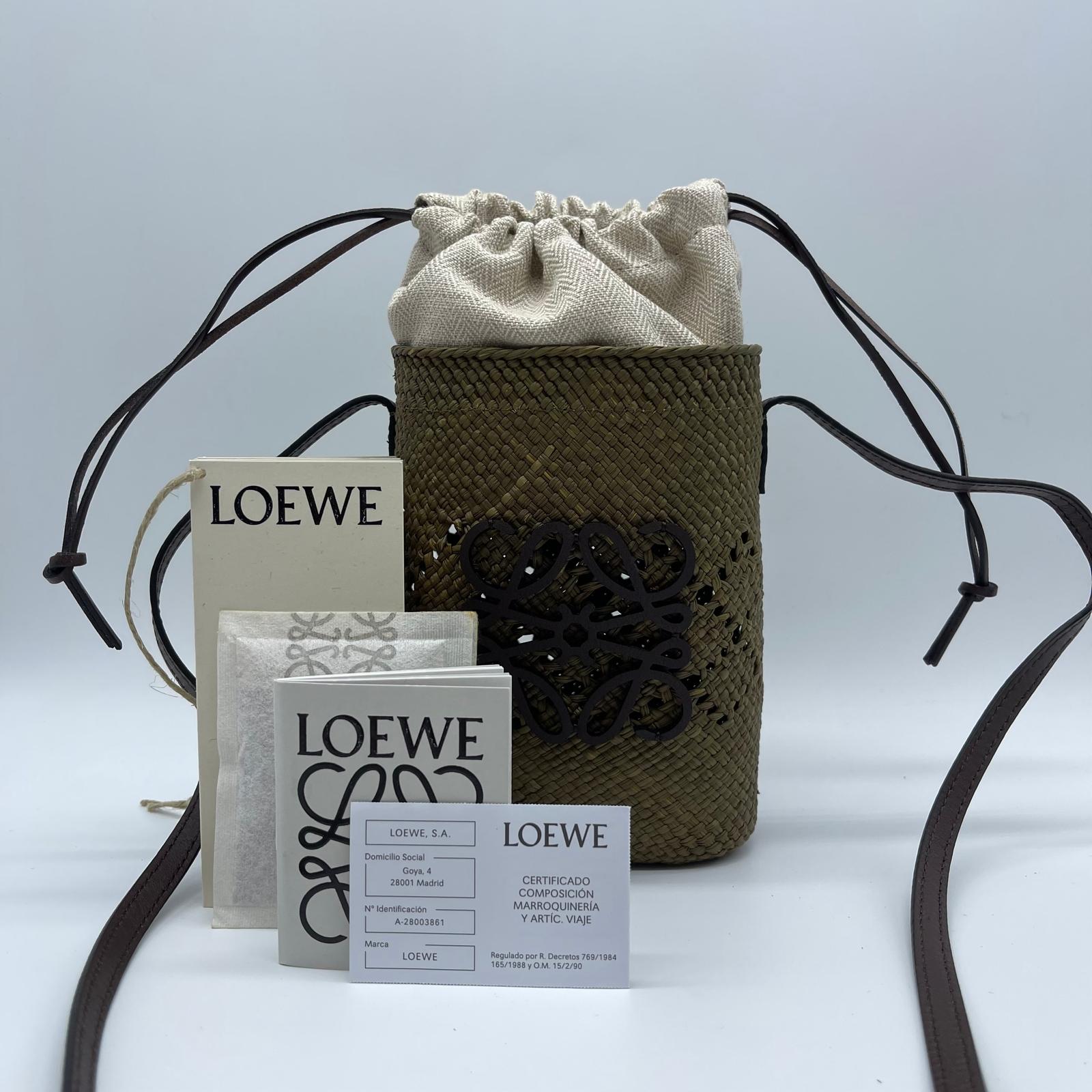 Loewe Anagram Square Pocket Bag.