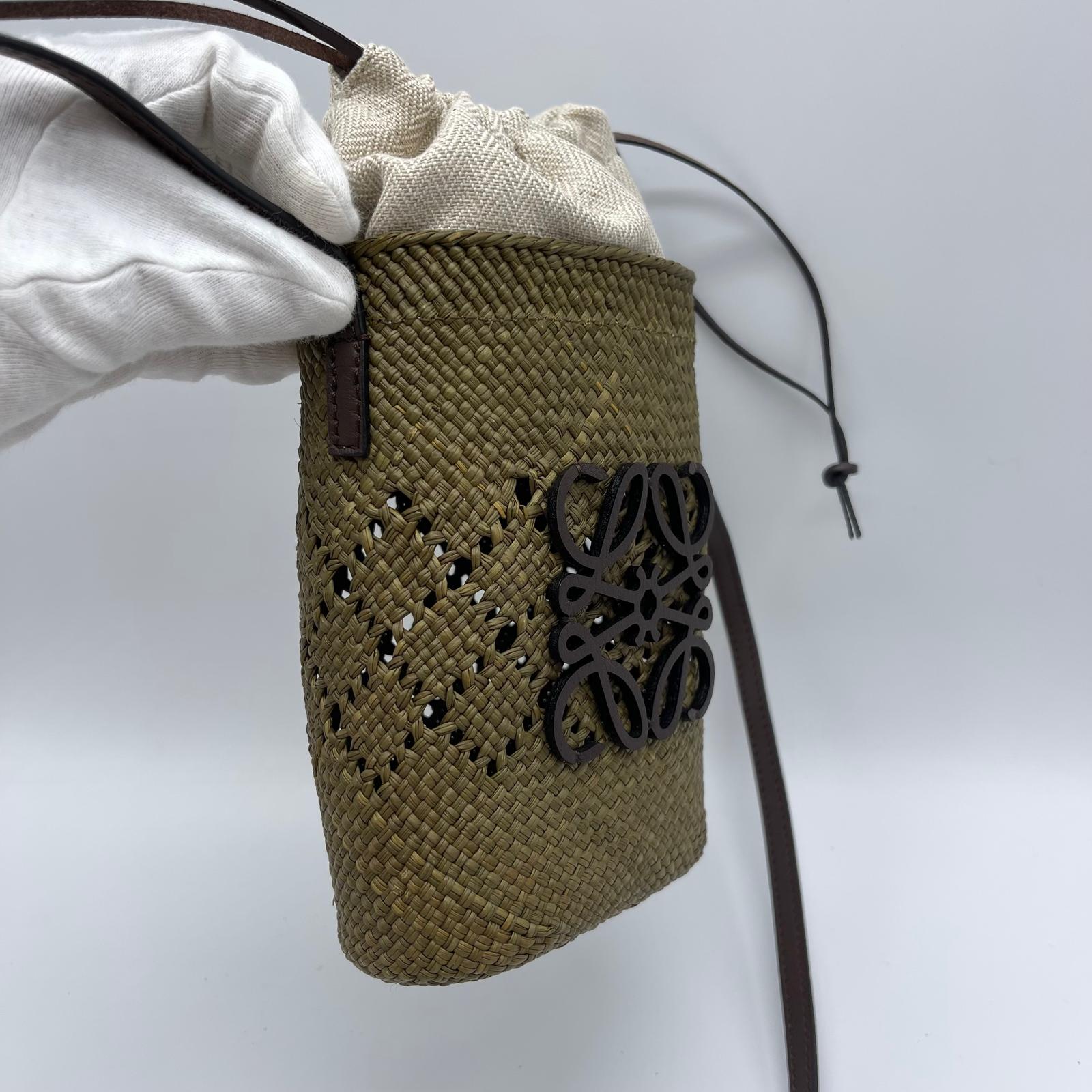 Loewe Anagram Square Pocket Bag.