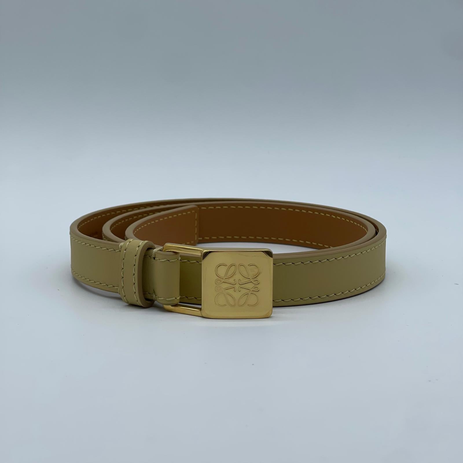 Loewe Amazona 2cm Belt Size 80