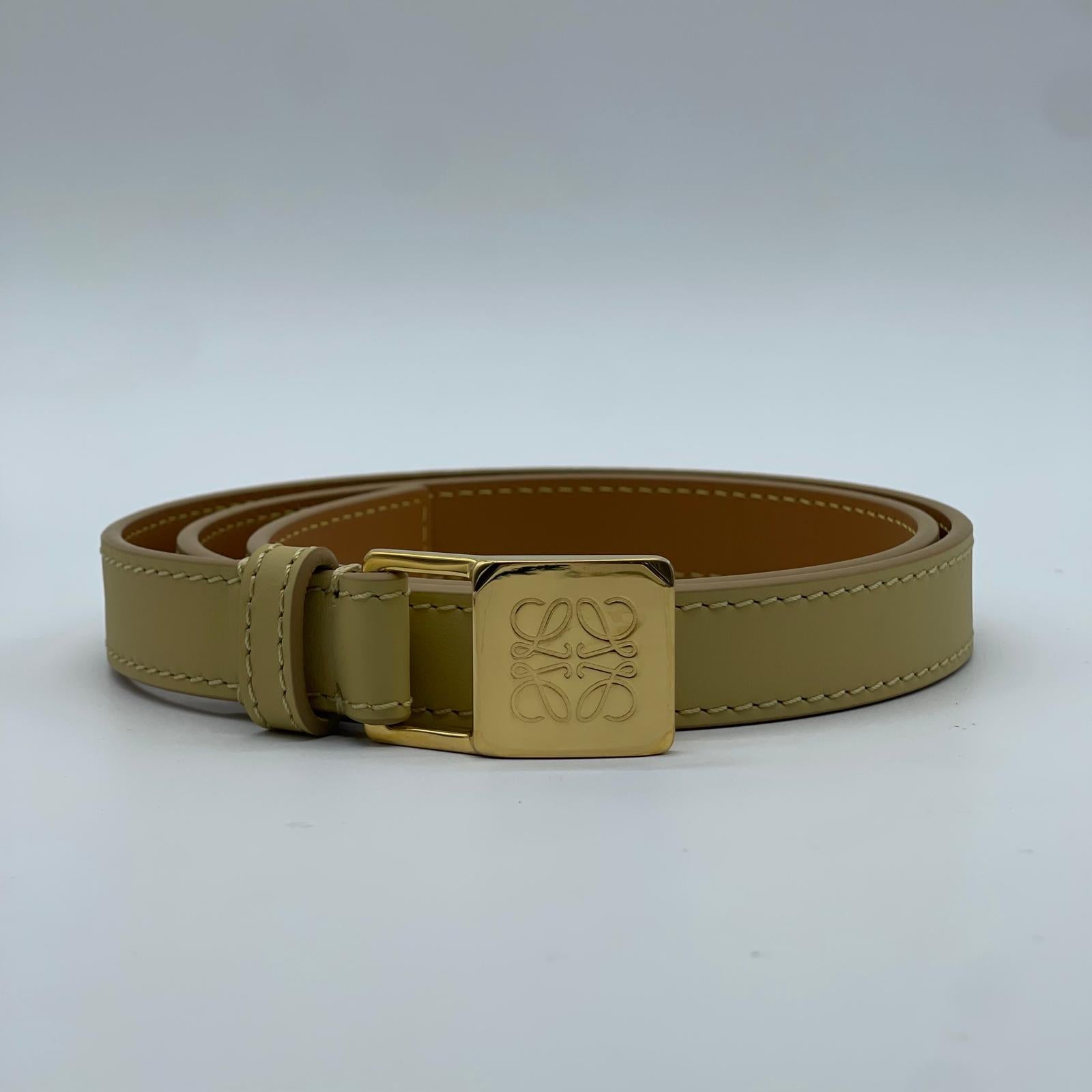 Loewe Amazona 2cm Belt Size 80