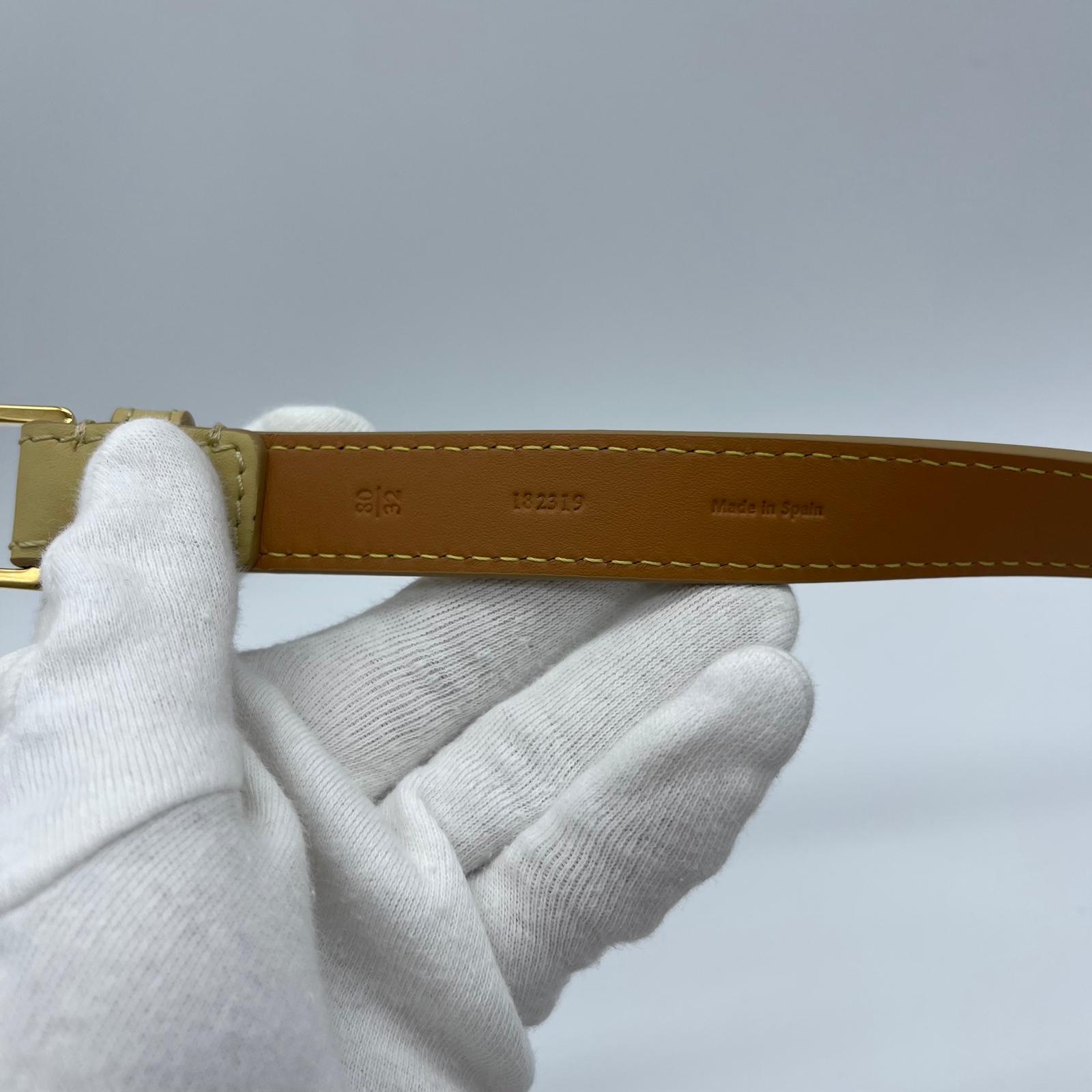 Loewe Amazona 2cm Belt Size 80