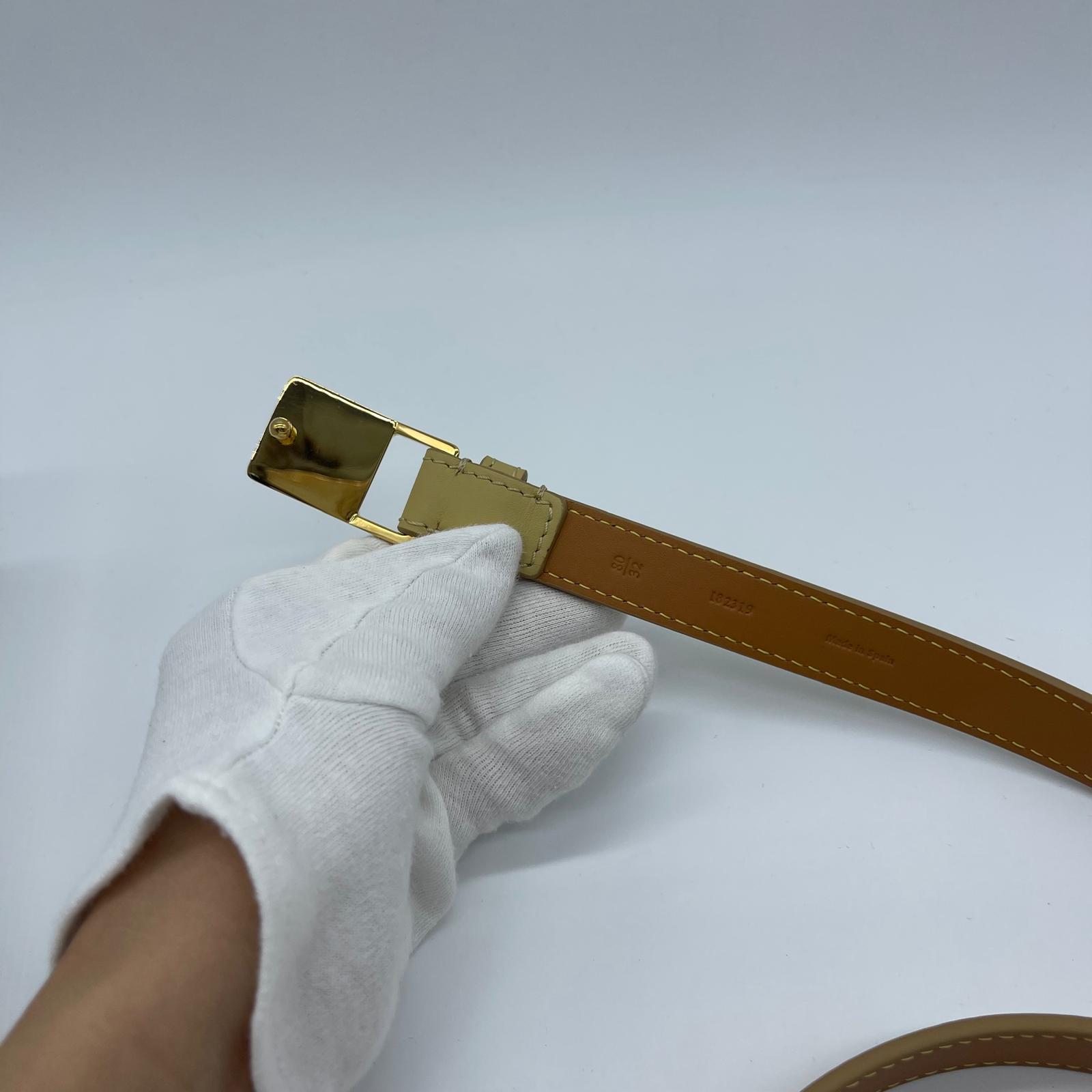 Loewe Amazona 2cm Belt Size 80