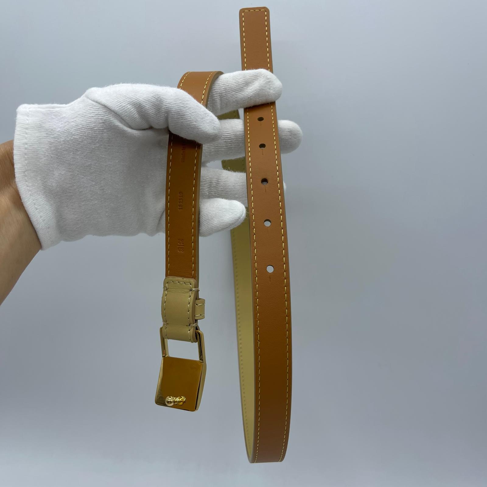 Loewe Amazona 2cm Belt Size 80