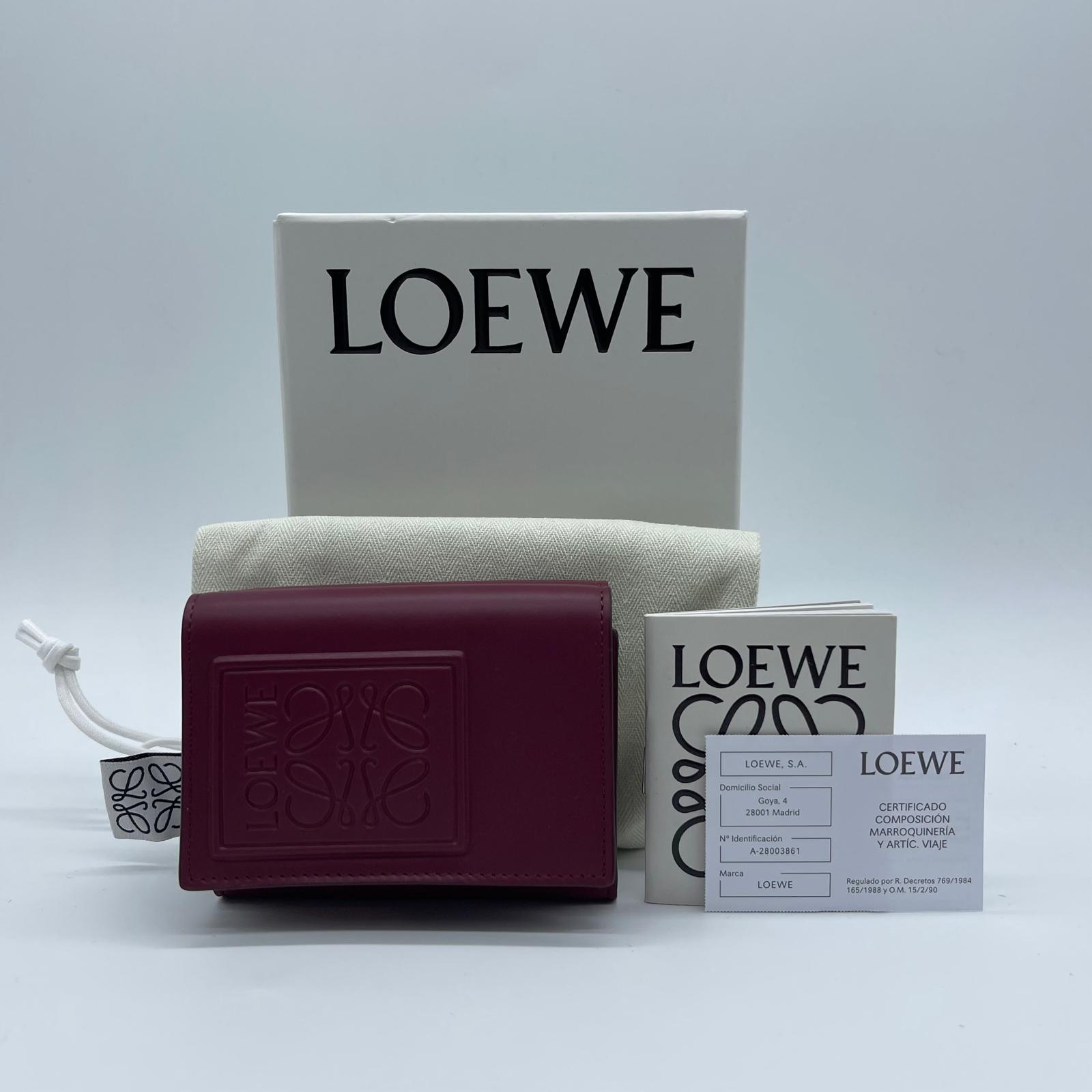 Loewe Patch Trifold Wallet