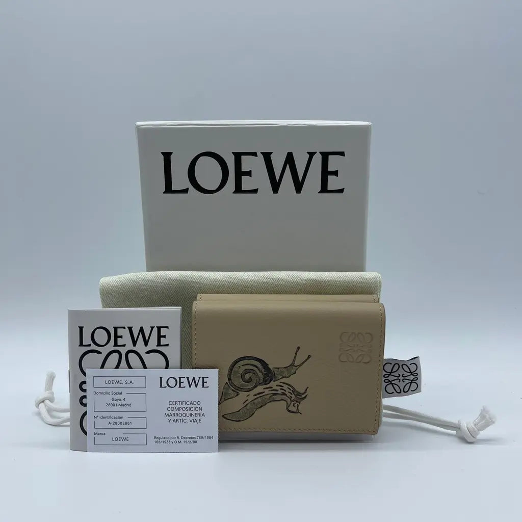 Loewe Trifold Wallet B. Leach Snail
